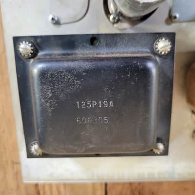 Fender Bandmaster Head and Cabinet 1963 Smooth White Tolex Original Covers Near Mint - White image 17