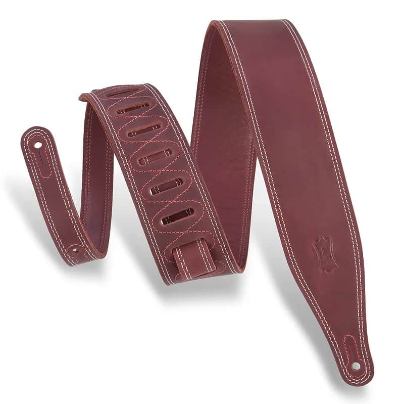 Levy's M17BDS 2.5" Deluxe Garment Leather Guitar Strap image 3