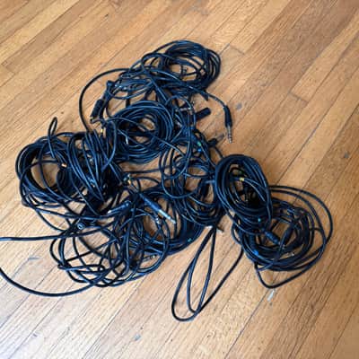 13pc Roland TD-20 OEM LABELED - THIRTEEN PACK 1/4" Cables Electronic Drums Bundle