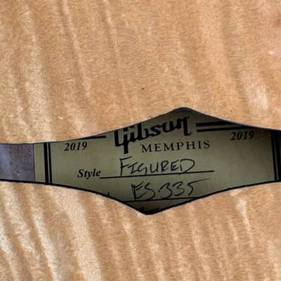 2018 Gibson ES-335 Figured Natural image 9