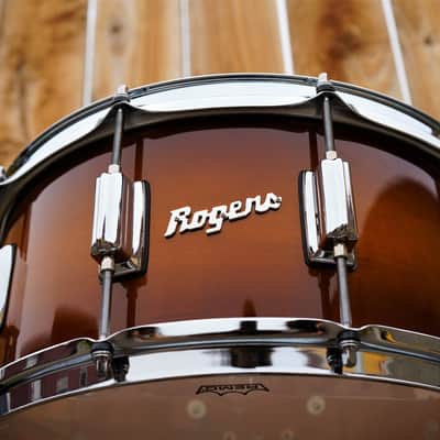 Rogers Custom Dyna-Sonic D2945 | Tobacco Burst Gloss | 6.5″ x 14″ Snare Drum (Limited Edition) image 6