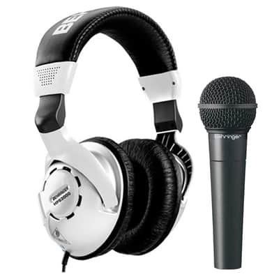 Behringer Live Sound Monitor Headphones with Dynamic Microphone Cardioid image 1