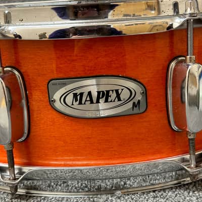 Mapex M 14x5.5" Snare Drum Orange Satin Lacquer Finish image 2