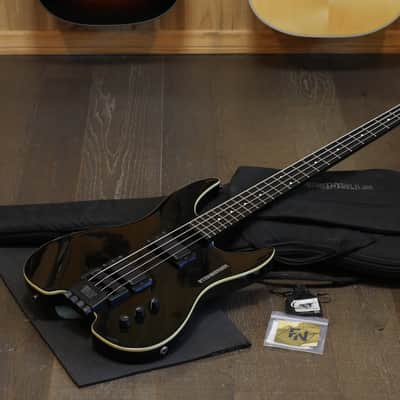 1988 Steinberger XM2 Headless Electric Bass Black + OGB image 1