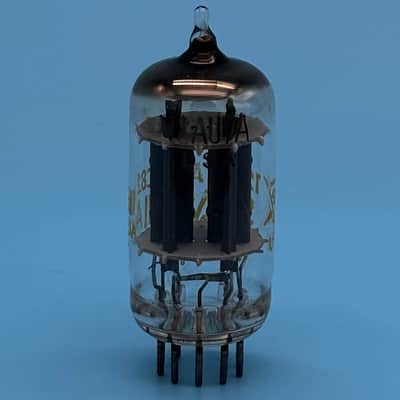 1960s Sylvania 12AU7 ECC82 Vintage Long Plate Halo Getter Preamp Tube! T327 image 4