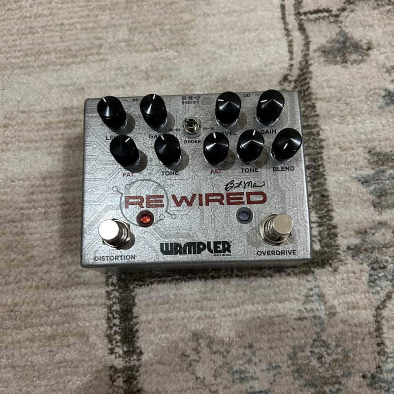 Wampler ReWired Brent Mason Signature Overdrive / Distortion 2024 - Present - Silver image 1