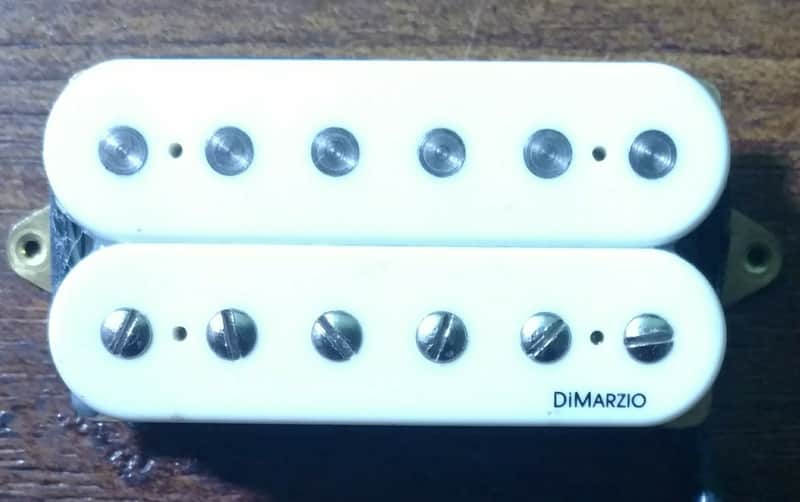 Fender Dimarzio H8 Humbucking Pickup White image 1