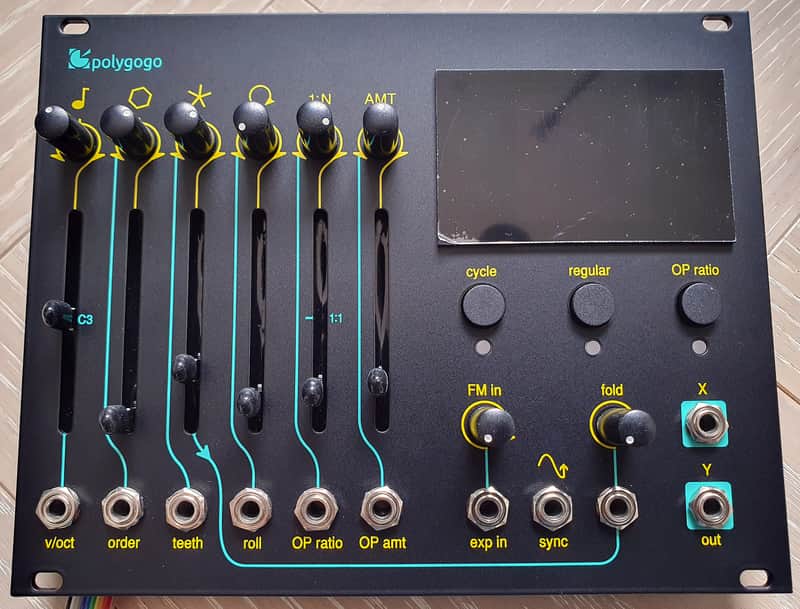 E-RM Polygogo Stereo Polygonal Oscillator - Black image 1