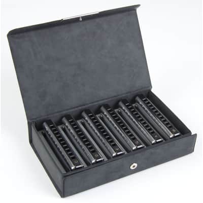 SUZUKI Bluesmaster Harp Set 6 Harps incl Hard-case - Harmonica image 4