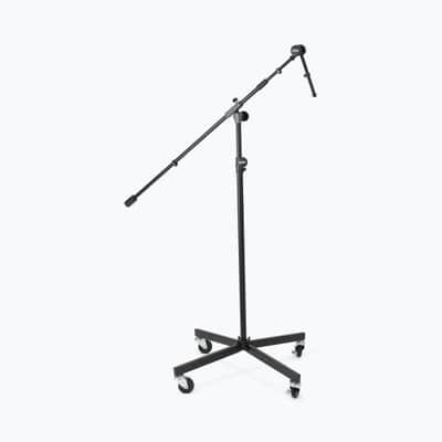 On-Stage SB96 Tripod Studio Mic Boom with 7" Mini Boom Extension and Casters image 8