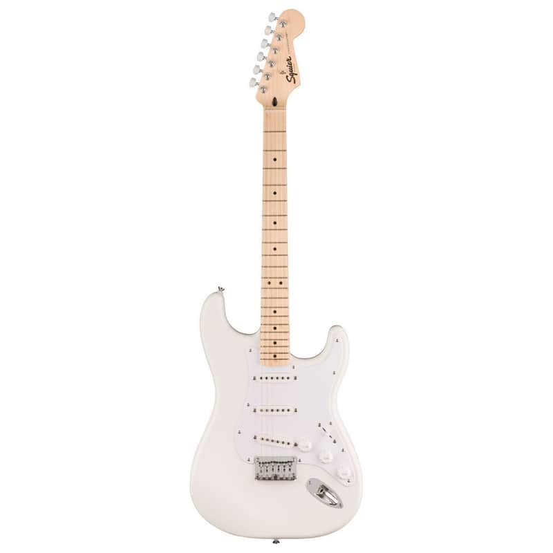 Fender Squier Sonic Stratocaster HT 6-String Right-Handed Electric Guitar with Poplar Body and Maple Fingerboard (Arctic White) image 1