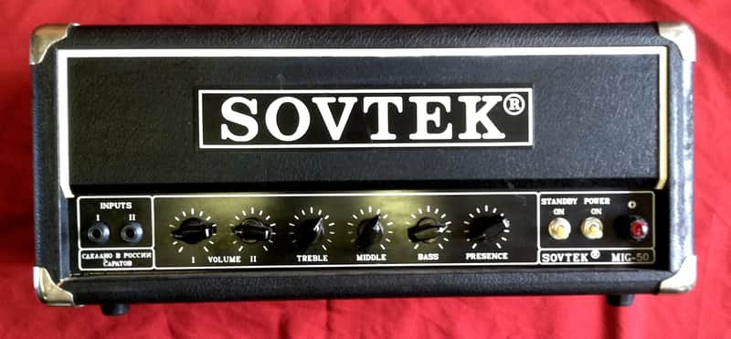 Sovtek Mig-50 50 watt guitar amplifier head image 1