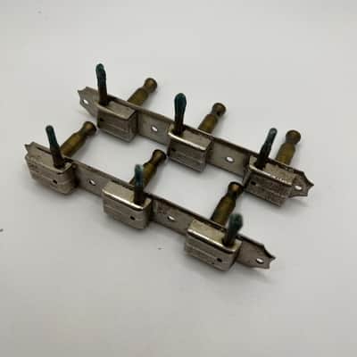 Vintage 1953-1956 Kluson Deluxe No-Line 3x3 Strip Tuners without Buttons / Gibson Martin Harmony / Restoration Station image 1