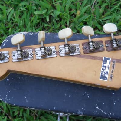 Vintage 60's Guyatone LG40 Original And Complete With Case, Natural, VGC, RARE! image 21