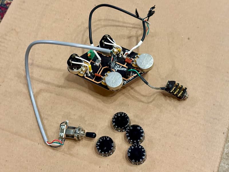 Gibson Les Paul / SG Quick Connect Control board with Push/Pull CTS pots image 1