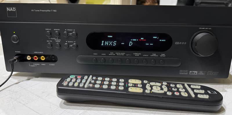 NAD T-163 AV Tuner Preamplifier with NAD HRT 2 With Remote. TESTED - Clean - image 1