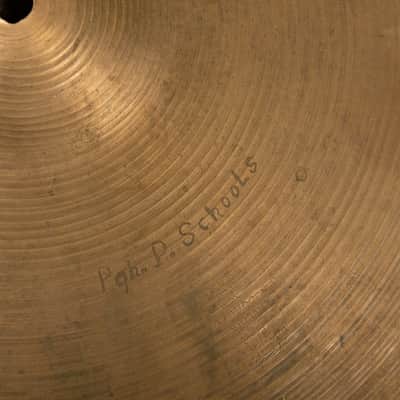 1960s Zildjian A 15" Hi Hat Cymbal 1220g image 2