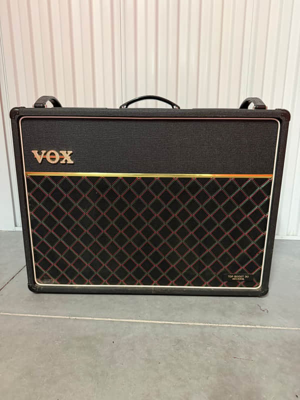 Vox AC-30 TB REV Top Boost 30 Reverb 3-Channel 30-Watt 2x12" Guitar Combo 1970 - 1973 - Black image 1
