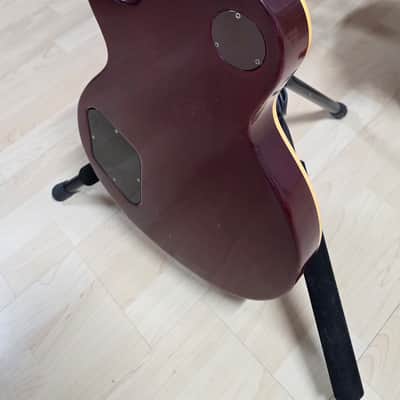 1976 Gibson Les Paul Deluxe Wine Red P90 Vintage Aged Road Worn Relic 70s 1970's P-90 Soap Bar Soapbar Electric Guitar image 18