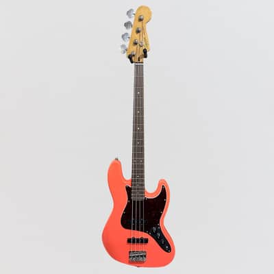 Fender Squier Classic Vibe '60s Jazz 4 String Electric Bass Guitar - Tahitian Coral image 8