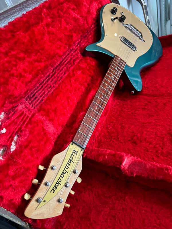Rickenbacker Combo 1000 1963  electric guitar w/ original case - Two Tone Turquoise image 1