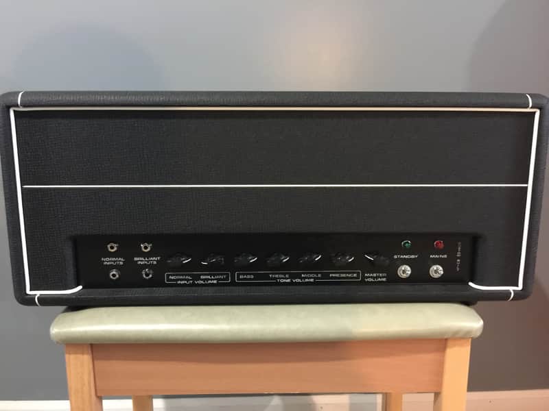Custom Clone Hiwatt DR-405 Black / White image 1