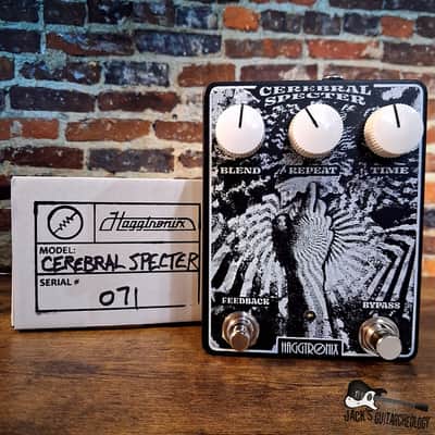 Haggtronix Cerebral Specter Analog Delay Pedal *NEW* (Black/White)