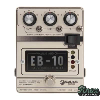 Walrus Audio EB-10 Preamp/EQ/Boost 2020 - Cream image 2