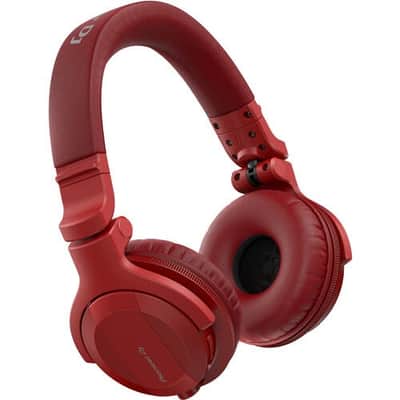 Pioneer DJ HDJ-CUE1BT-R Bluetooth Wireless On-Ear DJ Headphones, Red image 1