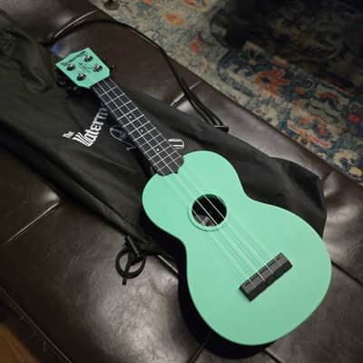 Used Kala Waterman Seafoam Green Soprano Ukulele w/ Bag image 2