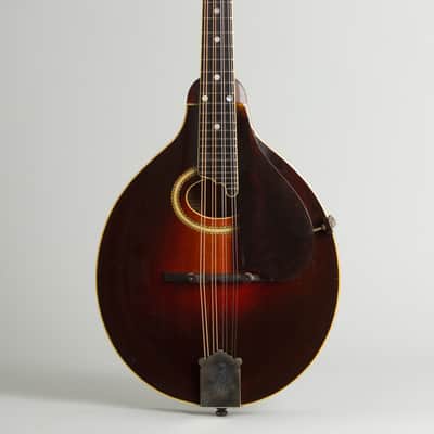 Gibson  Model A-4 Snakehead Carved Top Mandolin (1923), ser. #73657, original black hard shell case. image 1