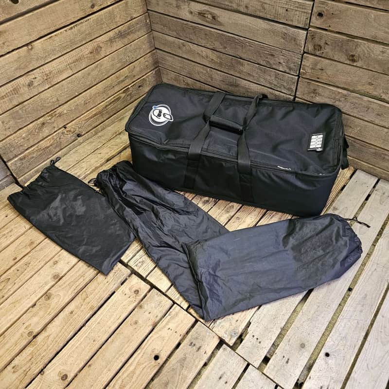 Protection Racket 36" x 16" x 10" Hardware Bag With Sheaths USED! RKLHB260626 image 1
