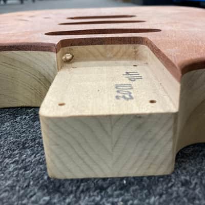 KSG HSS Super Strat Style Body - Maple Body with Padauk Top image 16