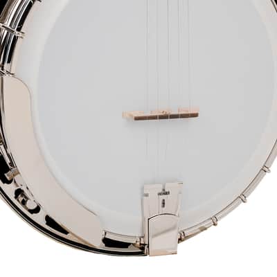 Gold Tone OB-2AT Mastertone Mahogany Neck Archtop Bowtie Banjo with Hard Case image 5