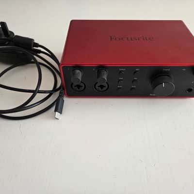 Focusrite Scarlett 4i4 4th Gen USB Audio Interface 2023 - Present - Red image 1