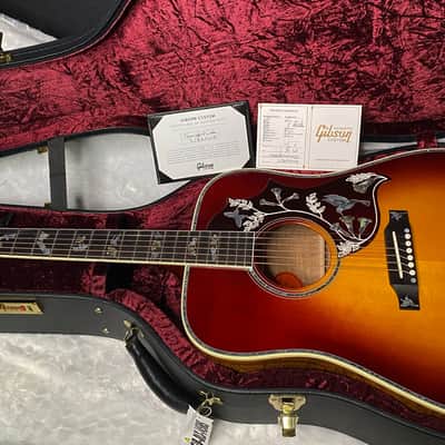 NEW! Gibson Hummingbird Custom Koa - Dealer Select - Autumnburst - Authorized Dealer - Custom Shop - 4.85 lbs - G07194 image 25