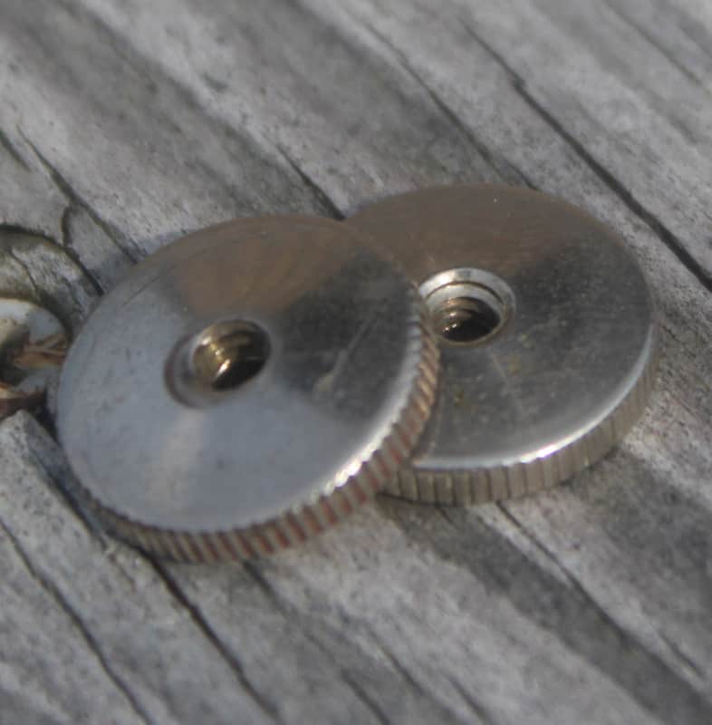 RARE Early 1960's Gibson ABR-1 Domed Nickel Thumb Wheels 1961 1962 1963 1964 image 1