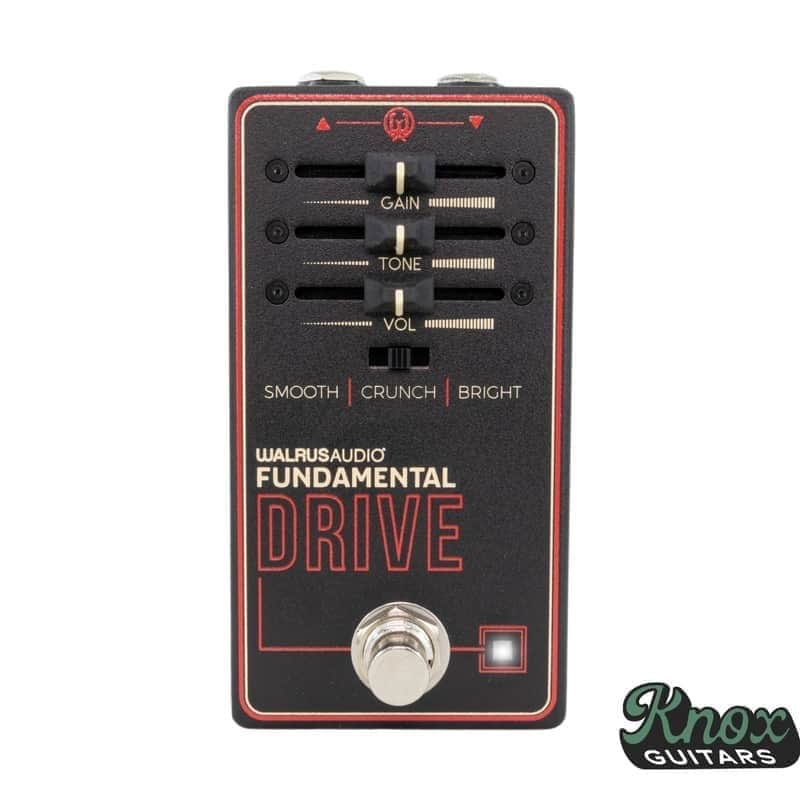NEW Walrus Audio Fundamental Drive 2023 - Present - Black / Red image 1