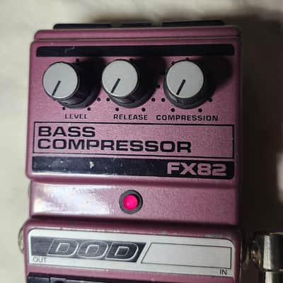 DOD FX-82 Bass Compressor Bass Guitar Effect Pedal image 4