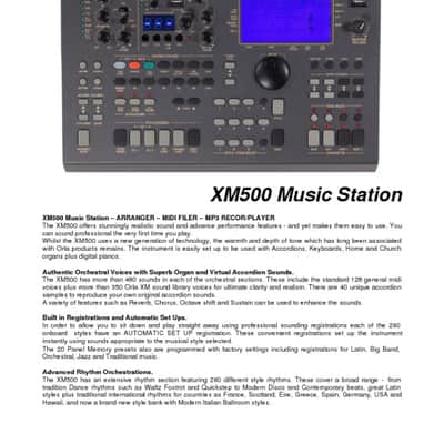 4195 - Orla XM500 Music Station Arranger and Sound Module image 3