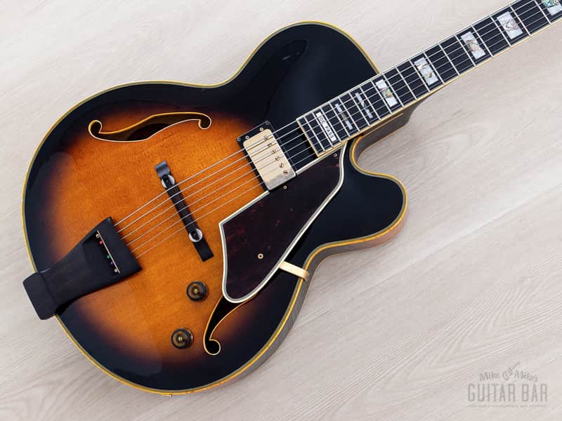 1988 Ibanez JP20 Joe Pass Signature Archtop Electric Guitar Sunburst w/ Super 58, Case image 1