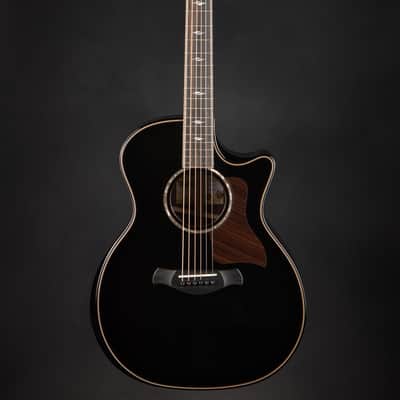 Taylor Next Generation Builder's Edition 814ce Blacktop - Adirondack Spruce & Indian Rosewood #1207166004 image 2