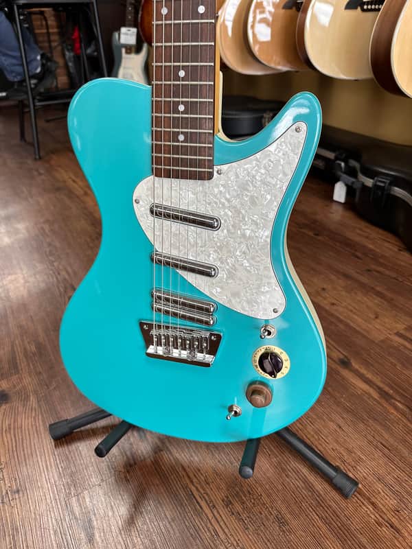 Danelectro 7-string Mod 7 Teal | Reverb