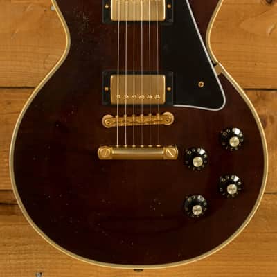 Gibson Custom Murphy Lab 1968 Les Paul Custom | Dark Walnut - Light Aged image 3