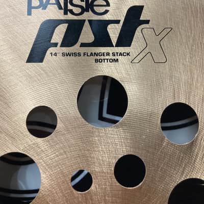 Paiste - Tris Imboden's, Chicago, PST Series 14" Swiss Hat 548g, paired with Swiss Flanger Stack Bottom 592g 2015 image 6