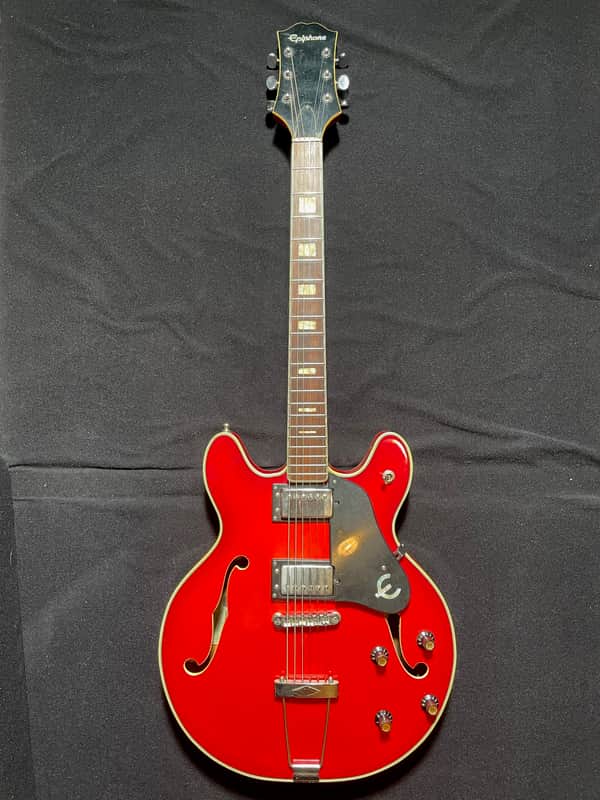 Epiphone Riviara 1971 - Red Burst image 1