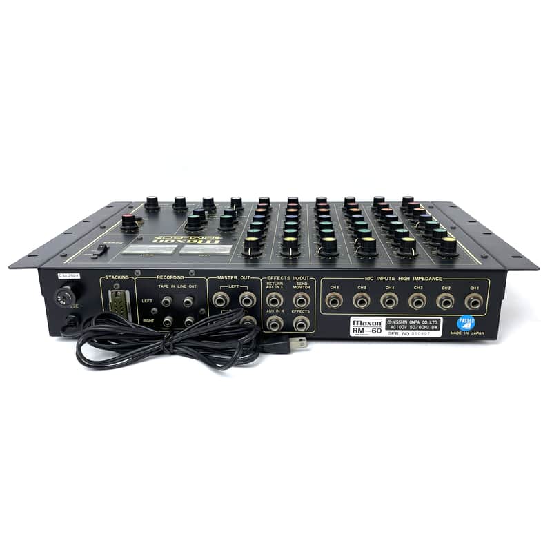 Maxon (Ibanez) RM-60 Rotary 6 Channel Mixer Rare Vintage | Reverb