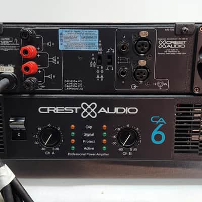 Crest Audio Professional Power Amplifier Model CA-6 Amplifier image 4