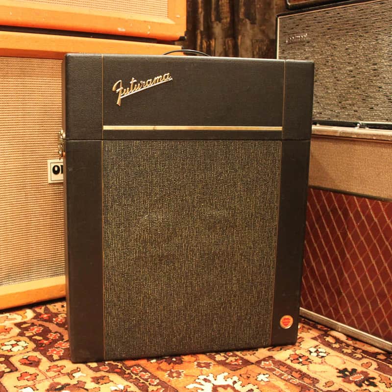 Vintage 1963 Selmer Futurama Bassist Major Valve Amplifier Head & Cabinet MINT image 1