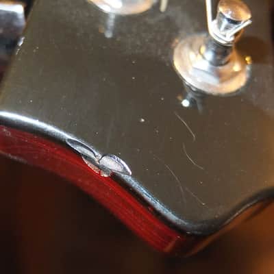 $1150 STEAL THIS guitar. Terry Mcinturff Polaris Crimson Red image 9